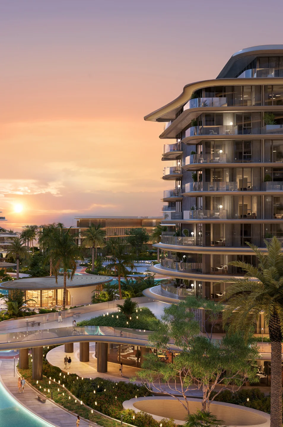 Residences & penthouses — Meriva brochure visual