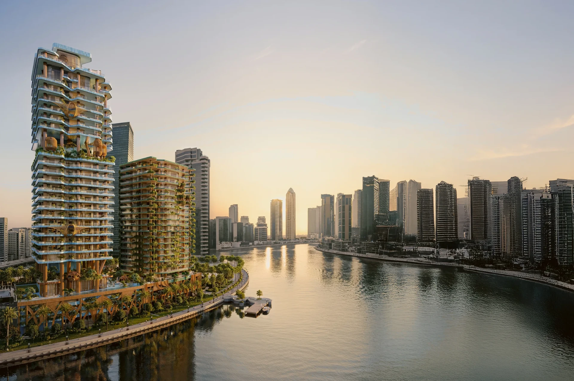 Canal views — EYWA developer rendering