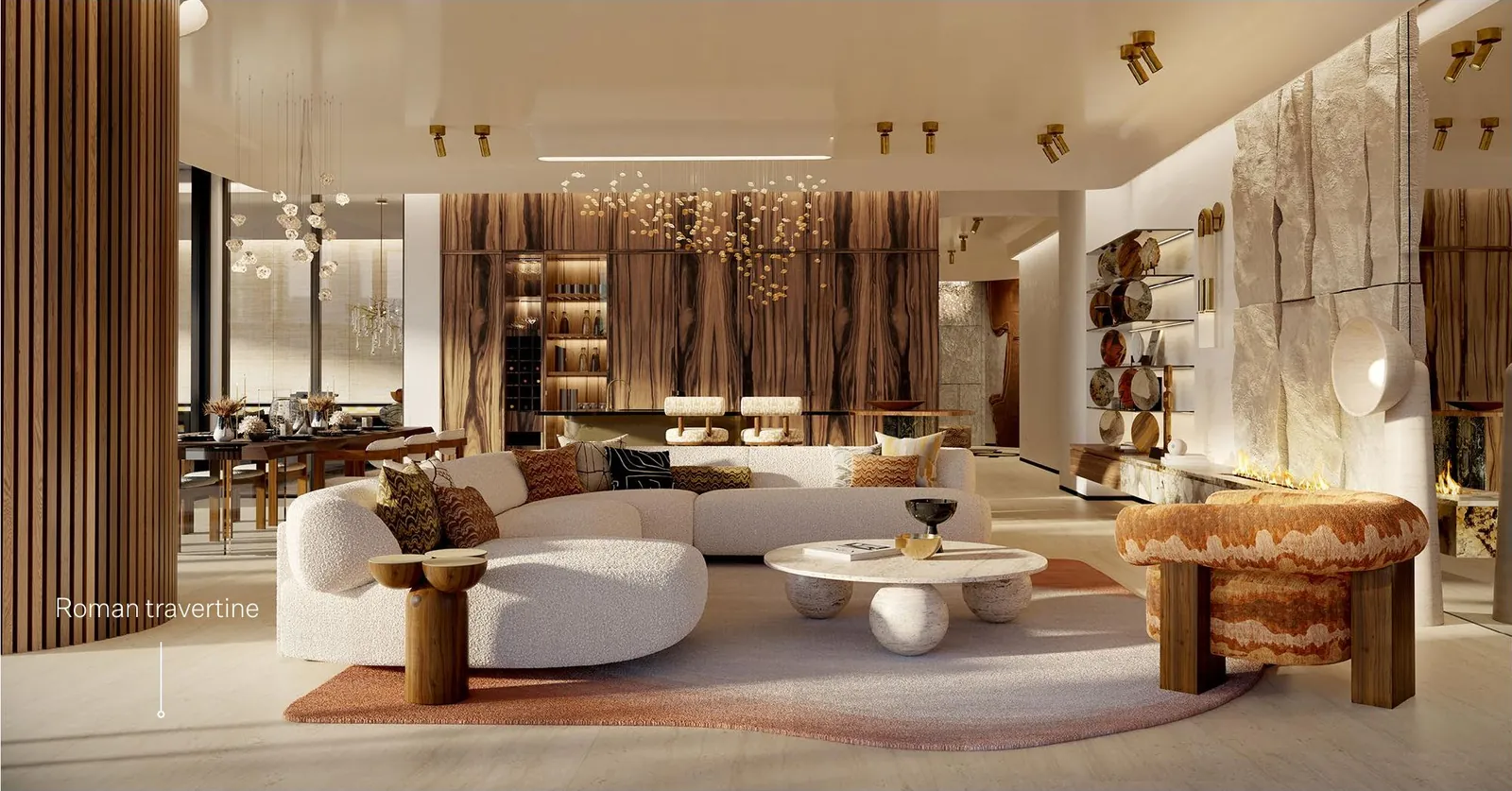 Residence living room — EYWA developer visual